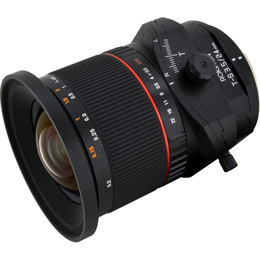 Rokinon Tilt-Shift 24mm f 3.5 ED AS UMC Lens for Nikon