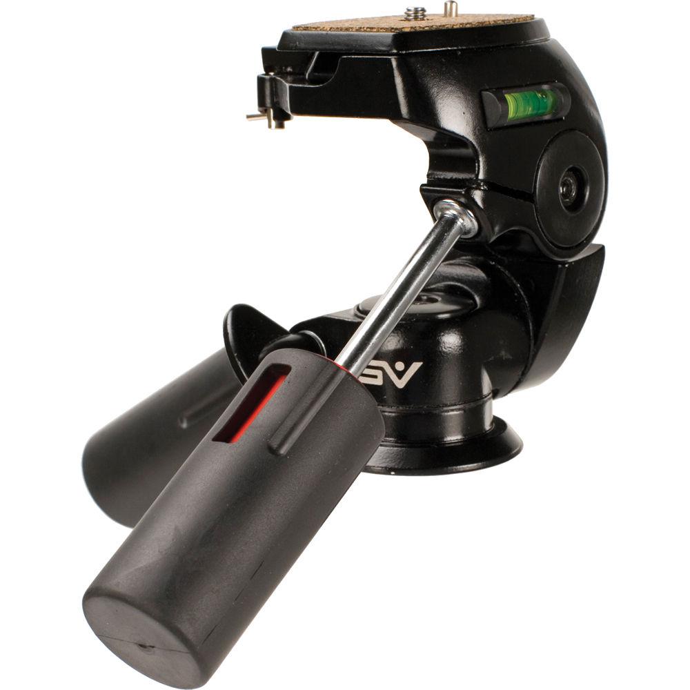 Smith-Victor PRO-4A Professional Grade 3-Way Metal Panhead