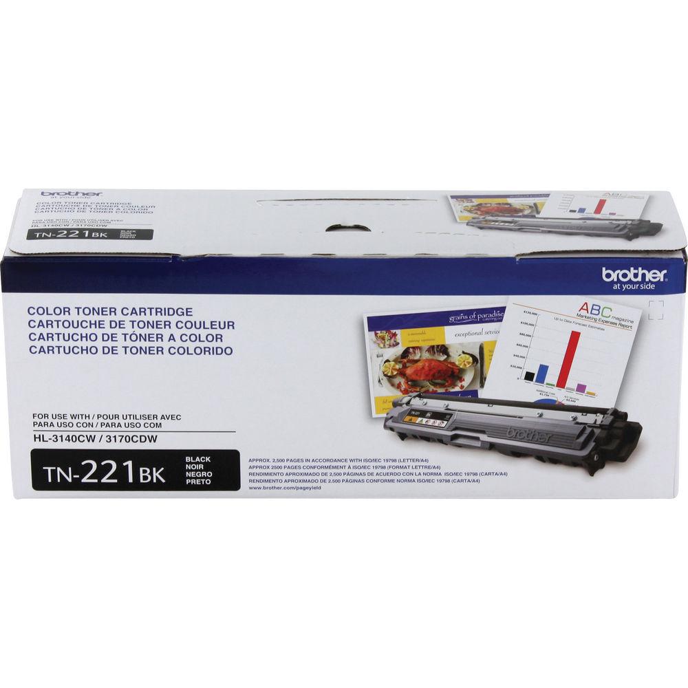 Brother TN221BK Standard Yield Black Toner Cartridge