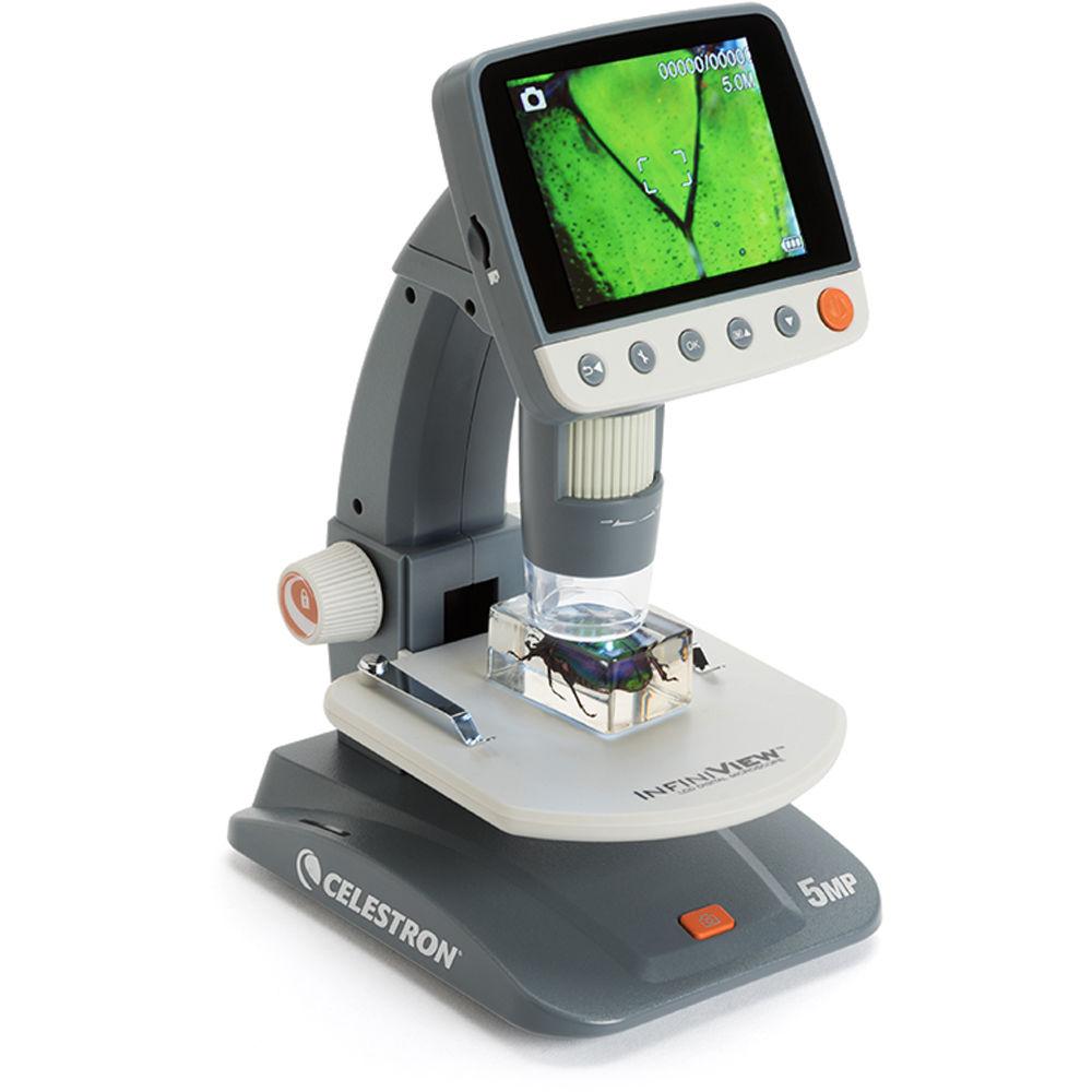 Celestron 44360 Infiniview LCD Digital Cordless Microscope