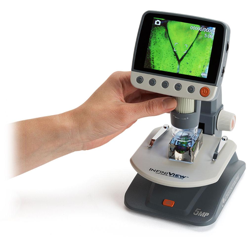 Celestron 44360 Infiniview LCD Digital Cordless Microscope