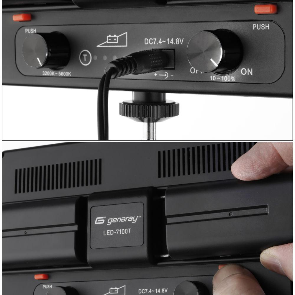 Genaray LED-7100T 312 LED Variable-Color On-Camera Light