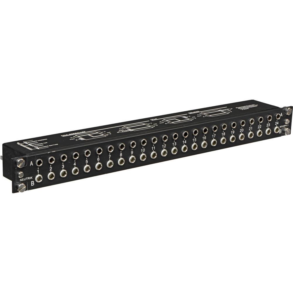 Neutrik Modular 48-Point 1 4" TRS Balanced Patch Bay