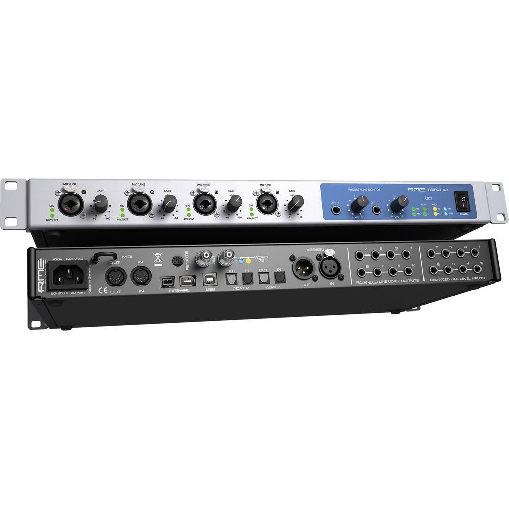 RME Fireface 802 USB FireWire Audio Interface
