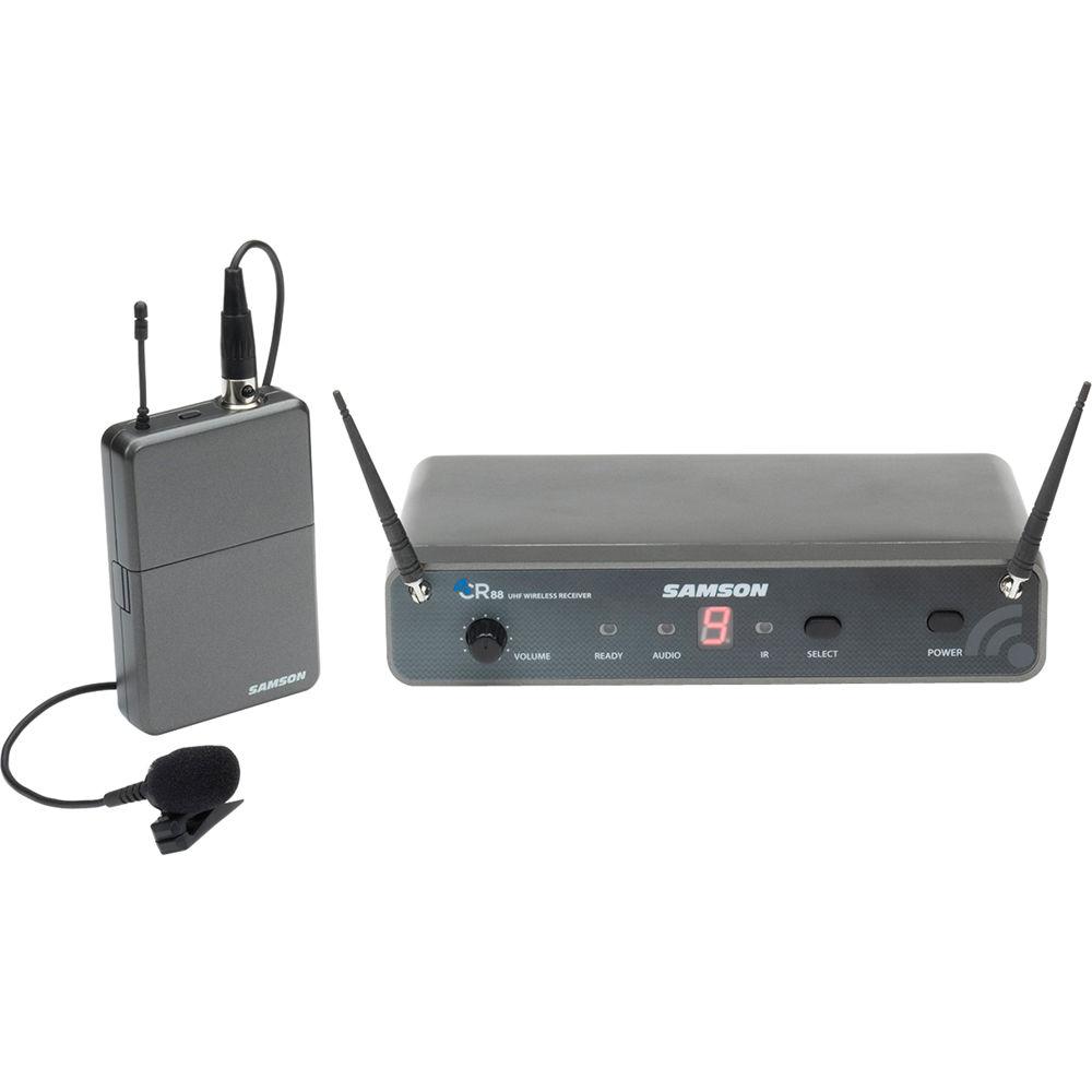 Samson Concert 88 Lavalier UHF Wireless Microphone Presentation System