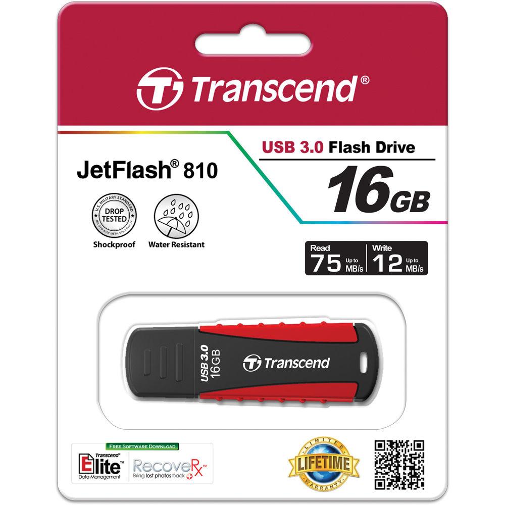 Transcend 16GB JetFlash 810 USB 3.0 Flash Drive