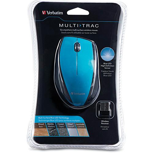 Verbatim Wireless Multi-Trac Blue LED Optical Mouse