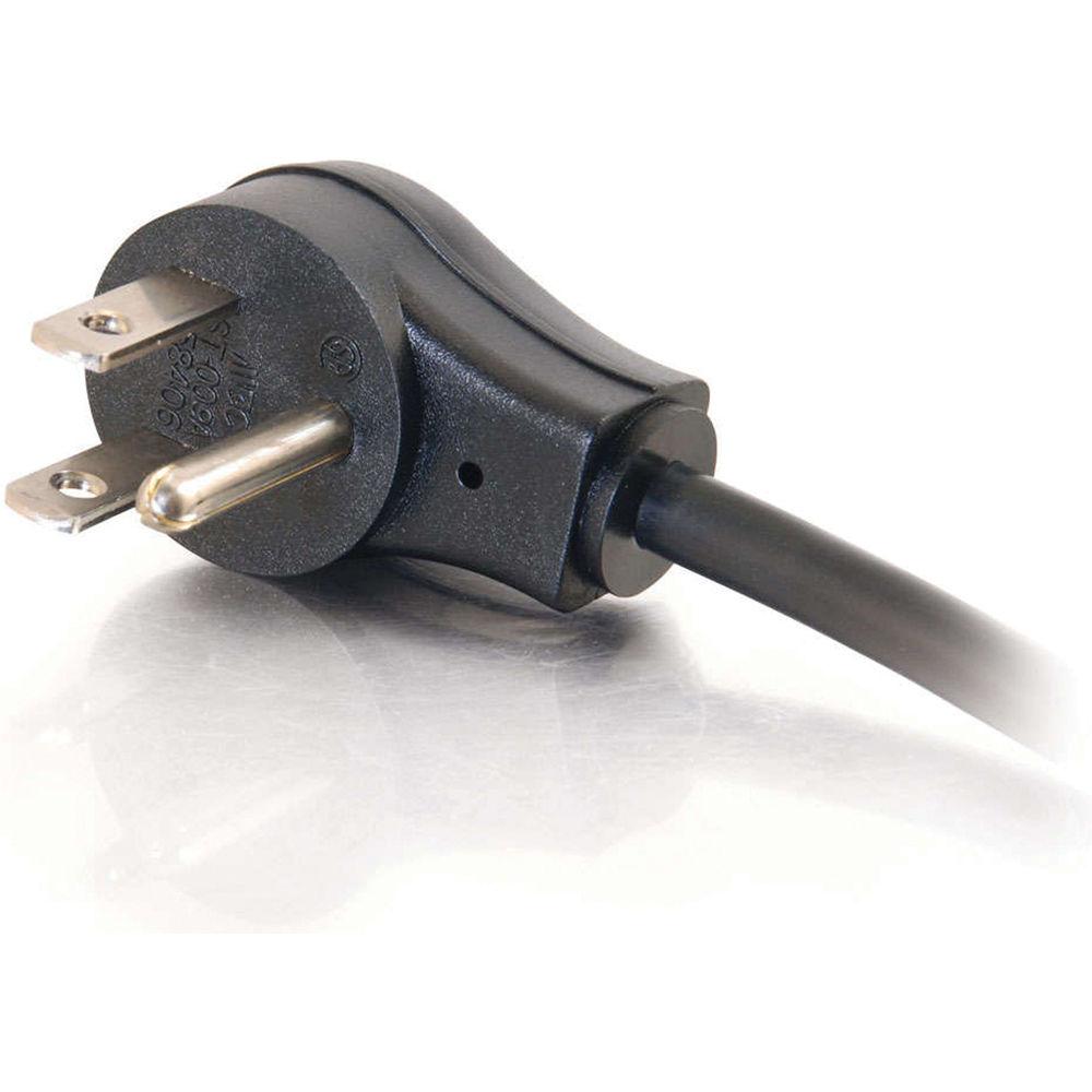 C2G 18 AWG Universal Flat-Panel Power Cord NEMA 5-15P to IEC C13