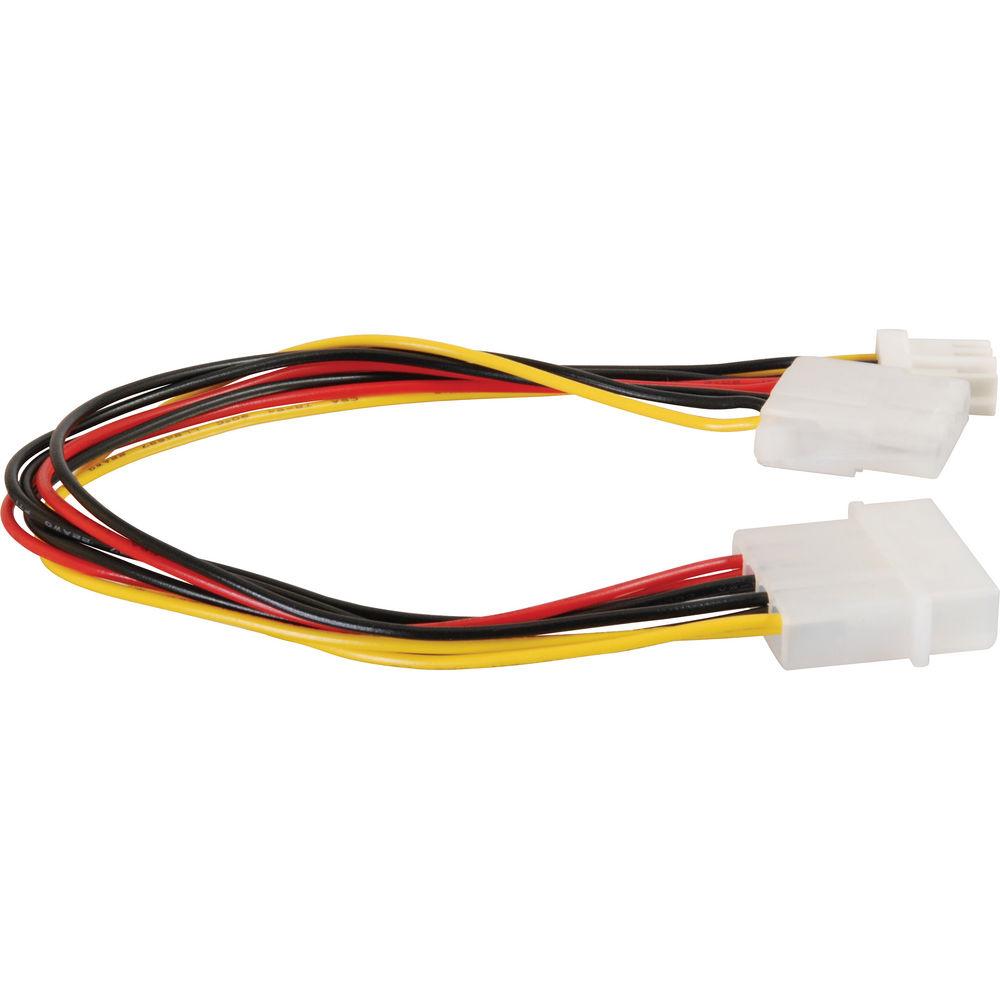 C2G 4-pin Molex Male to 4-pin Floppy Power Male and 4-pin Molex Male Internal Power Cable