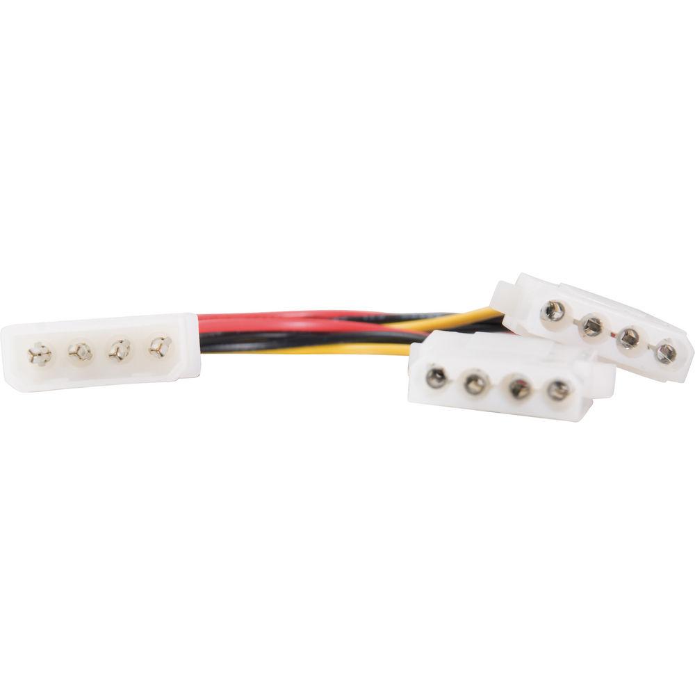 C2G 4-pin Molex Male to Two 4-pin Molex Female Internal Power Cable, C2G, 4-pin, Molex, Male, to, Two, 4-pin, Molex, Female, Internal, Power, Cable