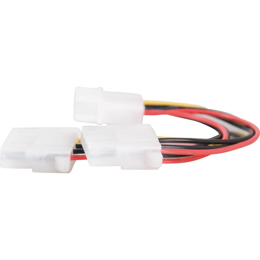 C2G 4-pin Molex Male to Two 4-pin Molex Female Internal Power Cable