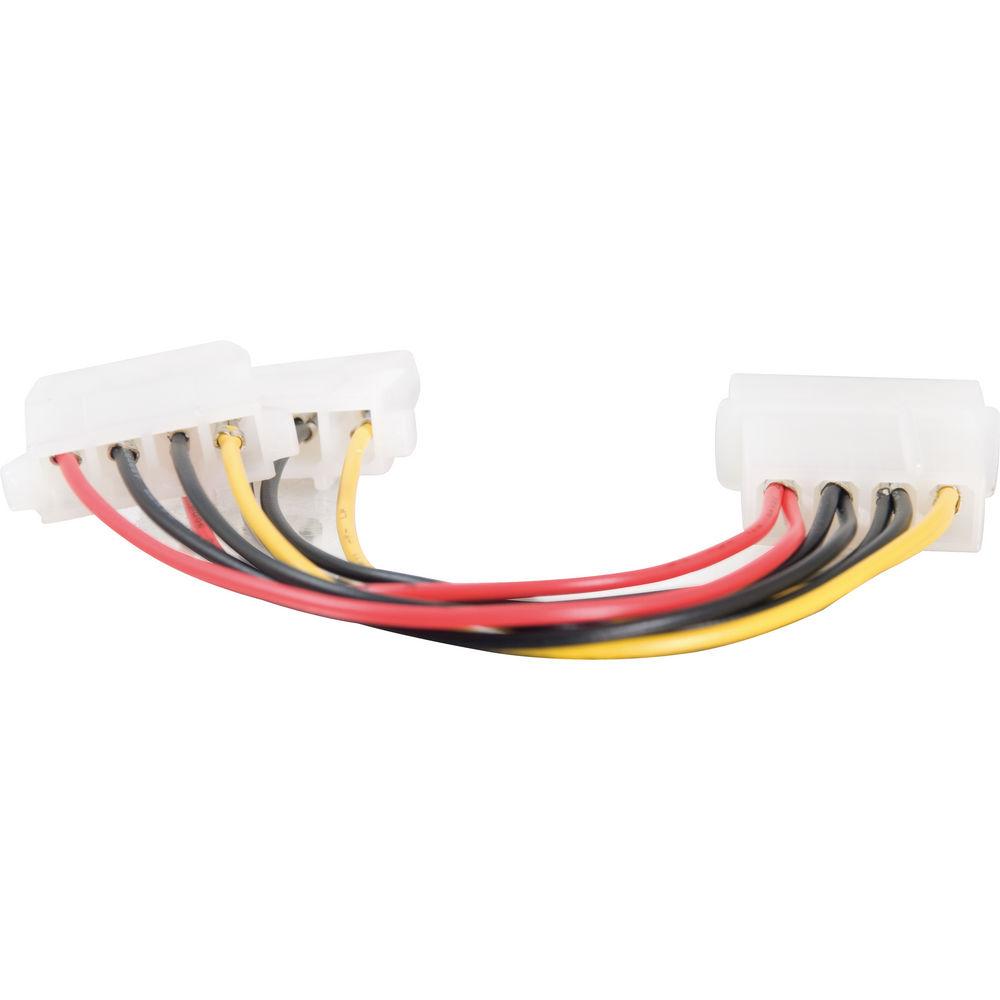 C2G 4-pin Molex Male to Two 4-pin Molex Female Internal Power Cable, C2G, 4-pin, Molex, Male, to, Two, 4-pin, Molex, Female, Internal, Power, Cable
