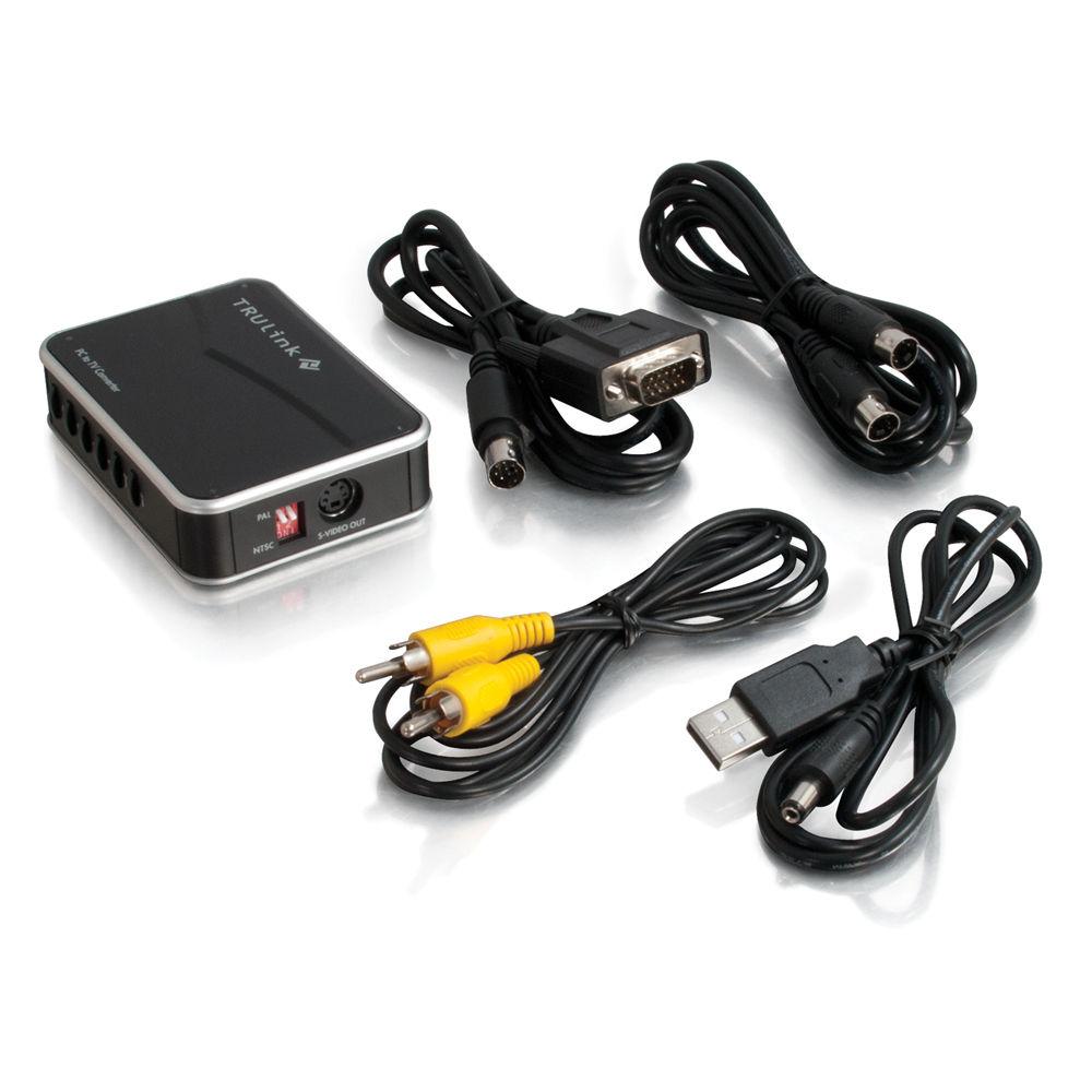 C2G TruLink VGA to Composite PC-TV Video Adapter