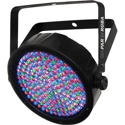 CHAUVET DJ SlimPAR 64 RGBA LED PAR Wash Light with DMX Control