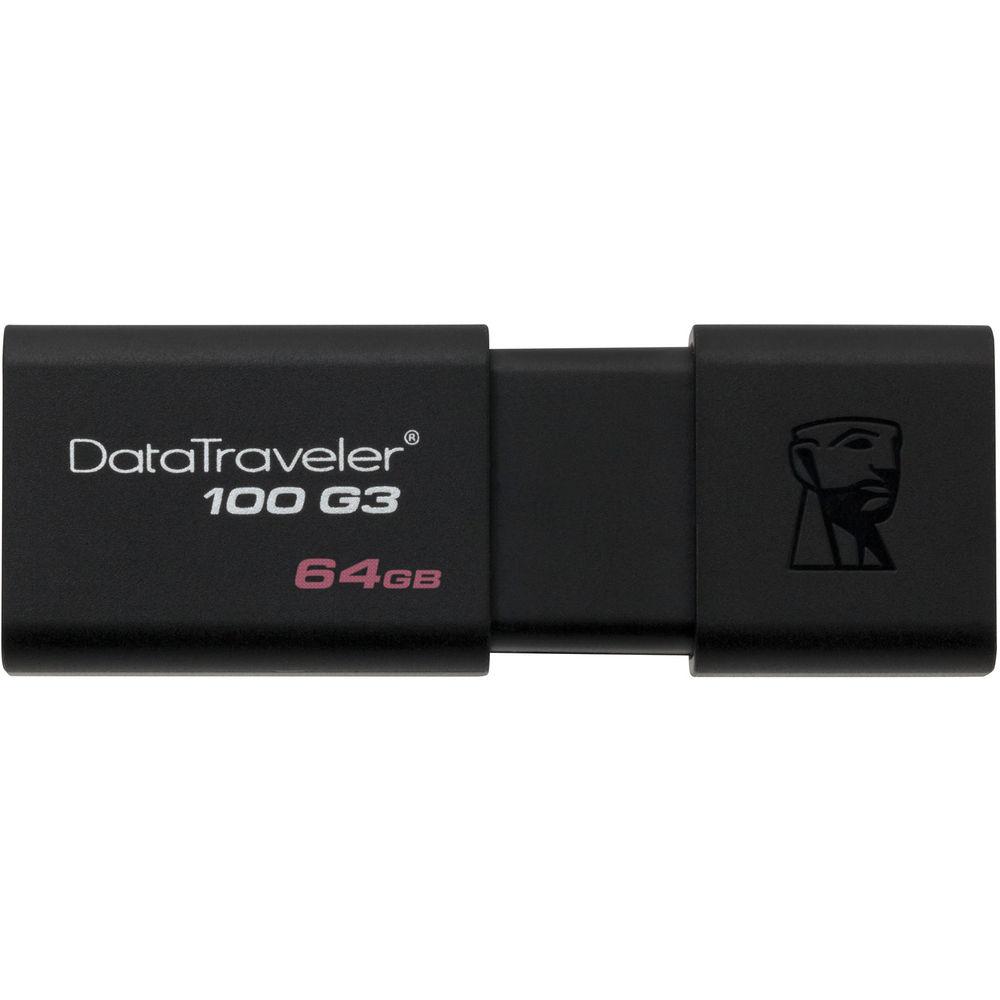 Kingston 64GB Data Traveler 100 G3 USB 3.0 Flash Drive