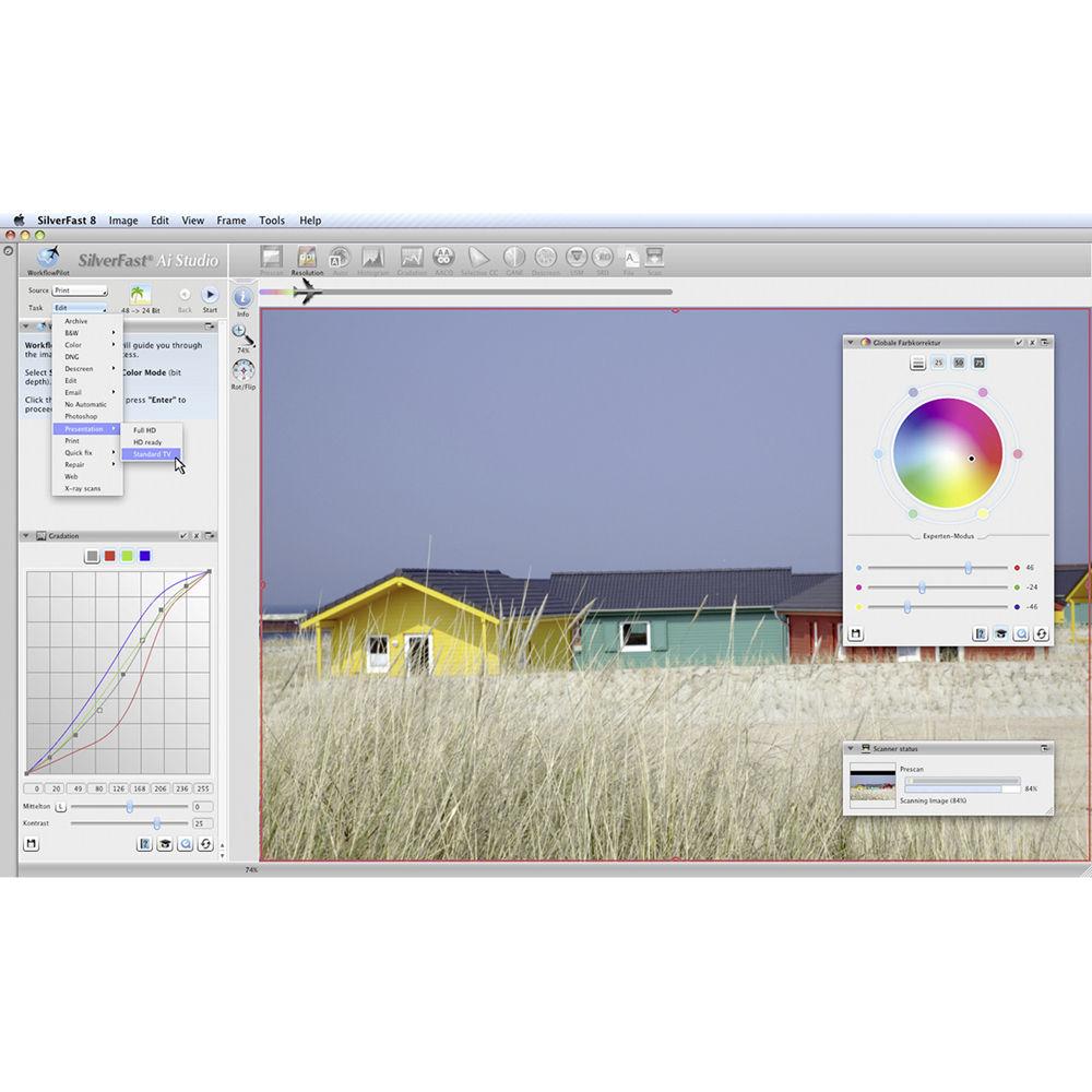 LaserSoft Imaging SilverFast Ai Studio 8 Scanner Software for PIE Primefilm 7250 Pro3