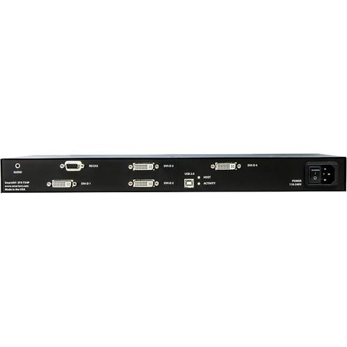 Smart-AVI SFX-4P 4-Port DVI-D and USB 2.0 Fiber Extender Set