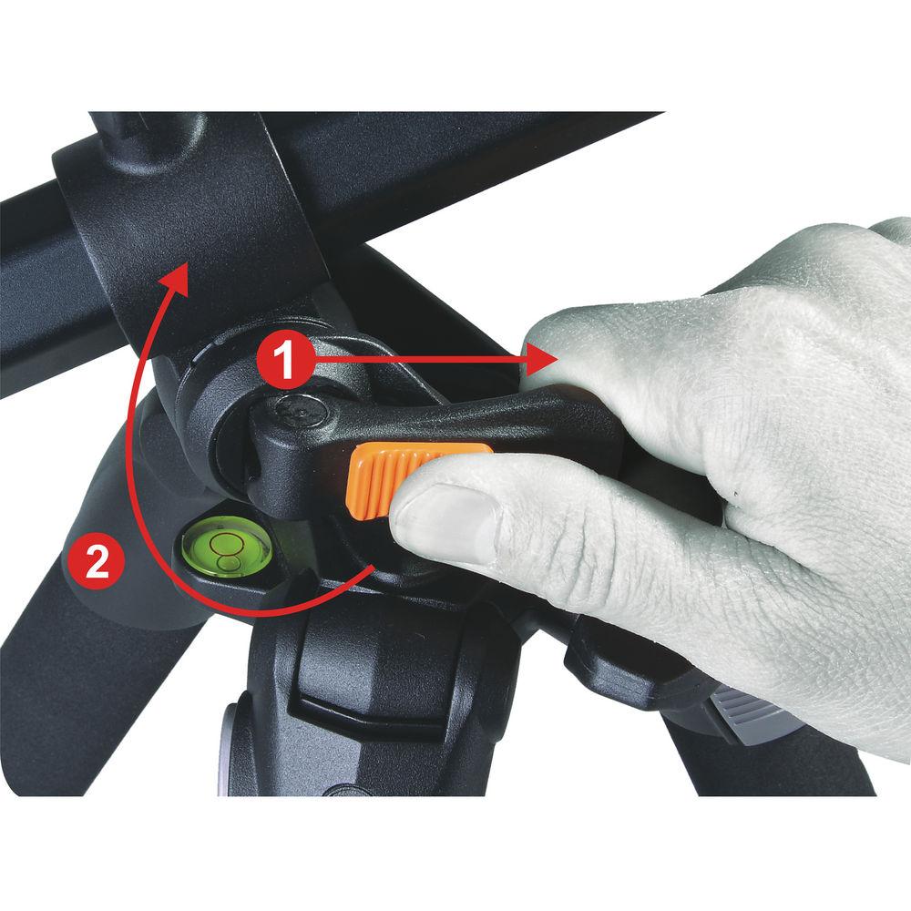 Vanguard Alta Pro 263AP Aluminum-Alloy Tripod Kit with PH-32 3-Way, Pan-and-Tilt Head