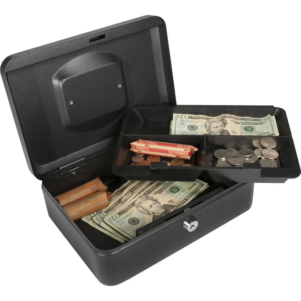 Barska 10" Cash Box with Key Lock