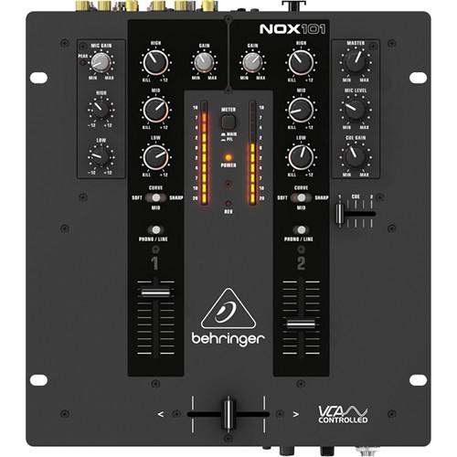Behringer NOX101 2-Channel Pro DJ Mixer with Full VCA Control
