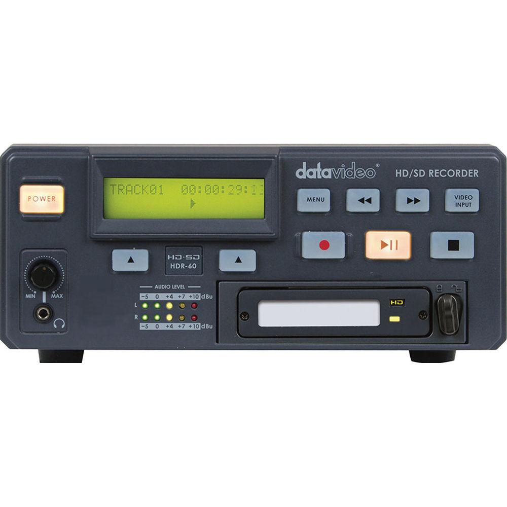Datavideo HDR-60 HDD Recorder for SD HD-SDI with Removable Drive Bay