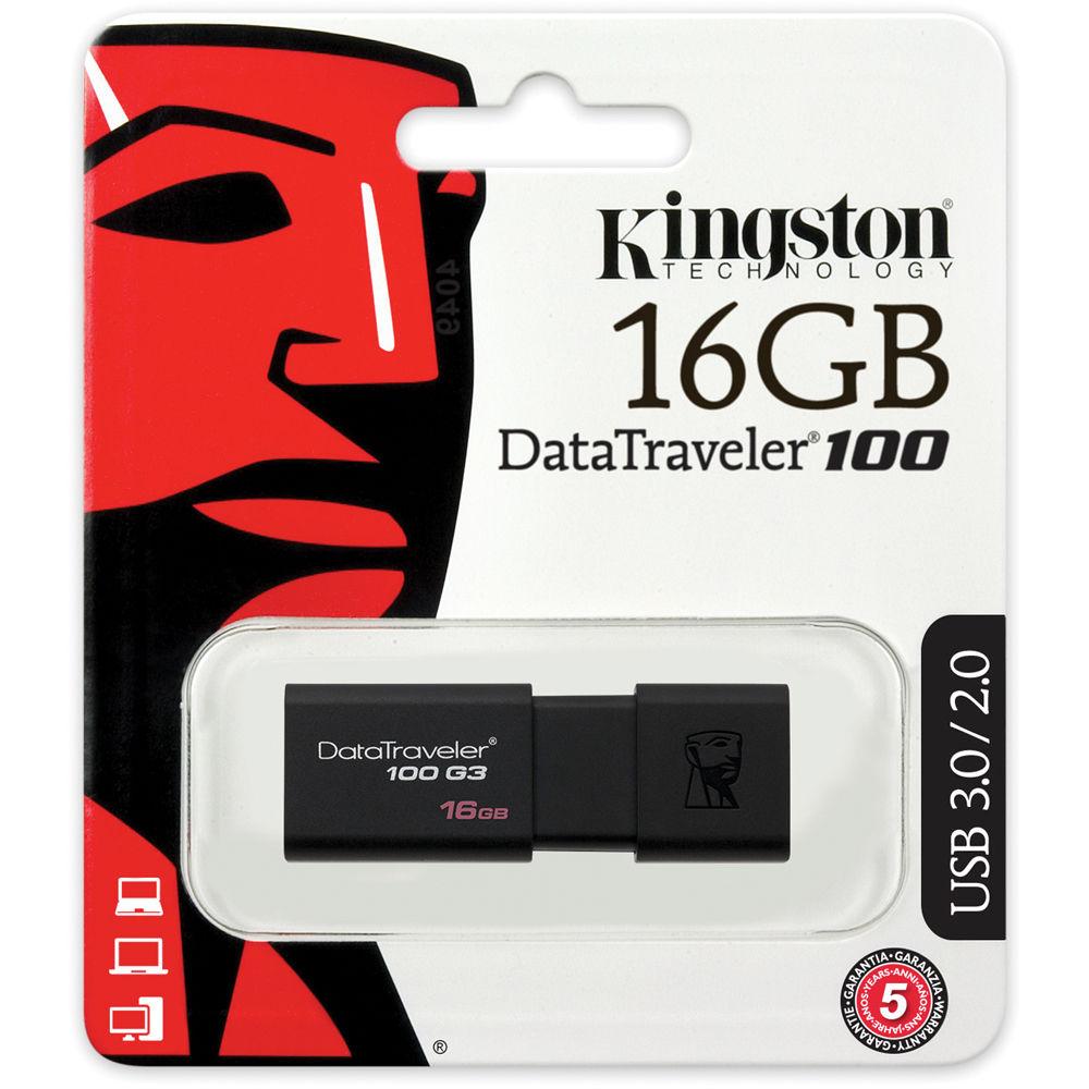 Kingston 16GB Data Traveler 100 G3 USB 3.0 Flash Drive