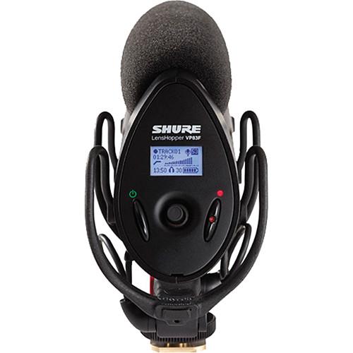 Shure VP83F LensHopper Shotgun Microphone with Integrated Flash Recorder