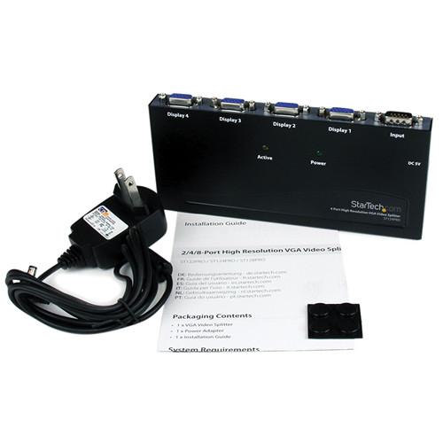 StarTech 4-Port High Resolution VGA Video Splitter