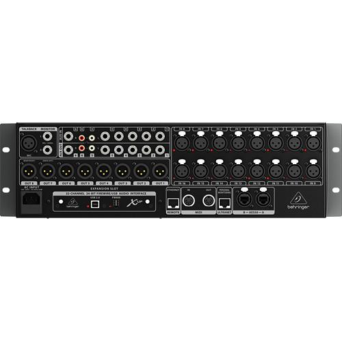 Behringer X32 Rack 40-Input, 25-Bus Digital Mixer with 16 Microphone Preamps