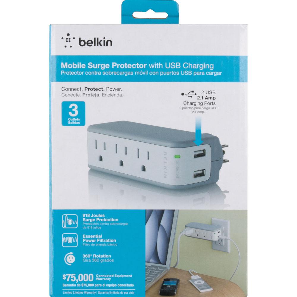 Belkin 3-Outlet Mini SurgePlus Protector