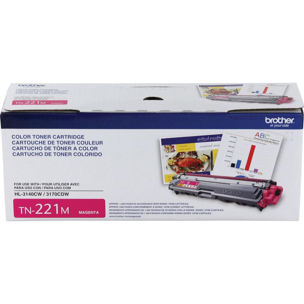 Brother TN221M Standard Yield Magenta Toner Cartridge