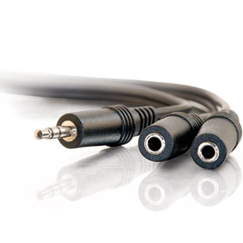 C2G 3.5mm Stereo Male to 2 3.5mm Stereo Female Y-Cable