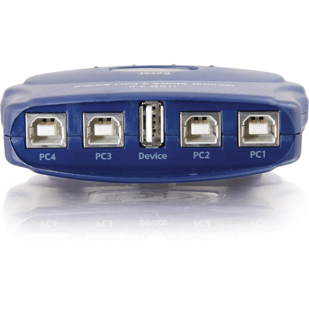 C2G 4-Port USB 2.0 Manual Switch