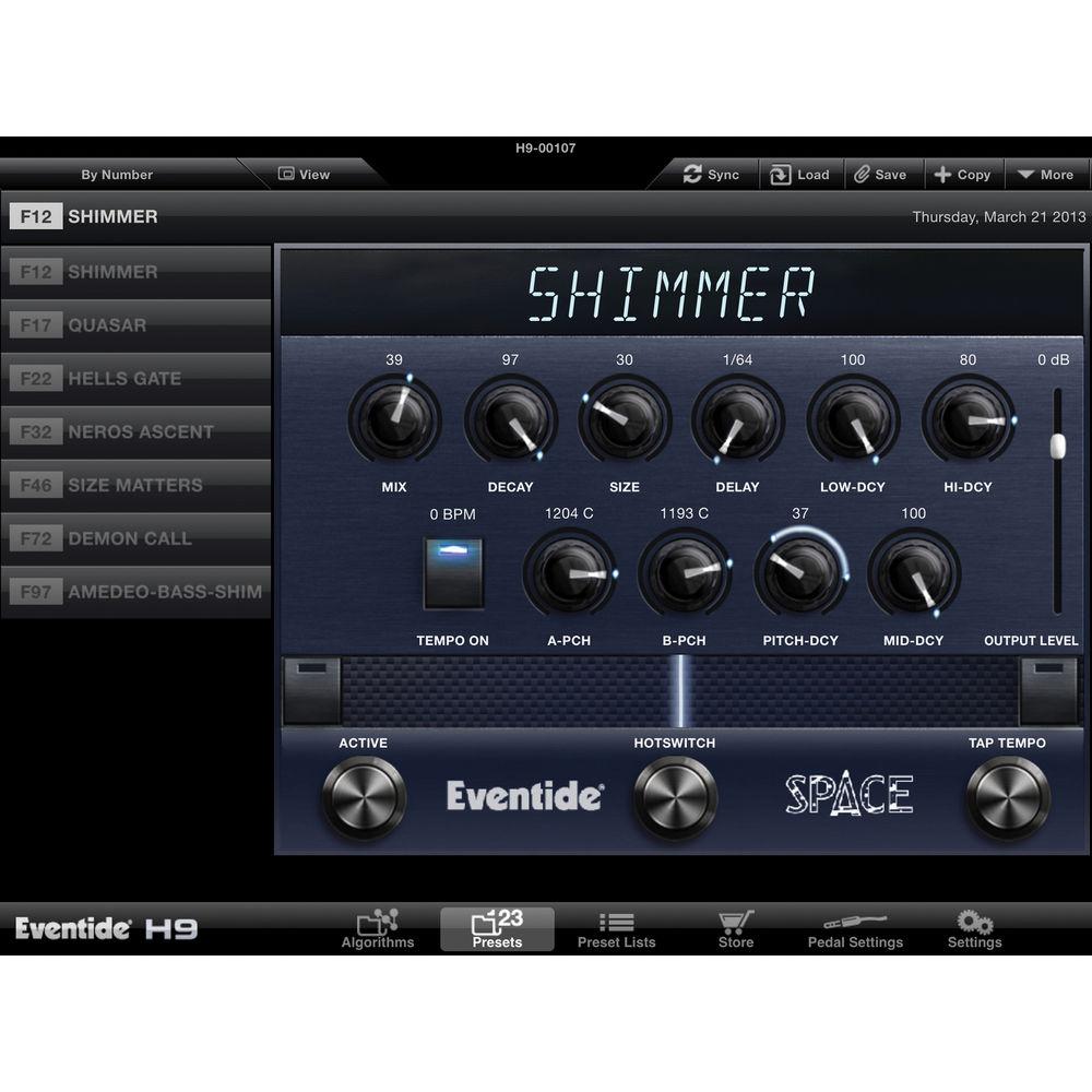 Eventide H9 Harmonizer Effects Pedal with Bluetooth Control