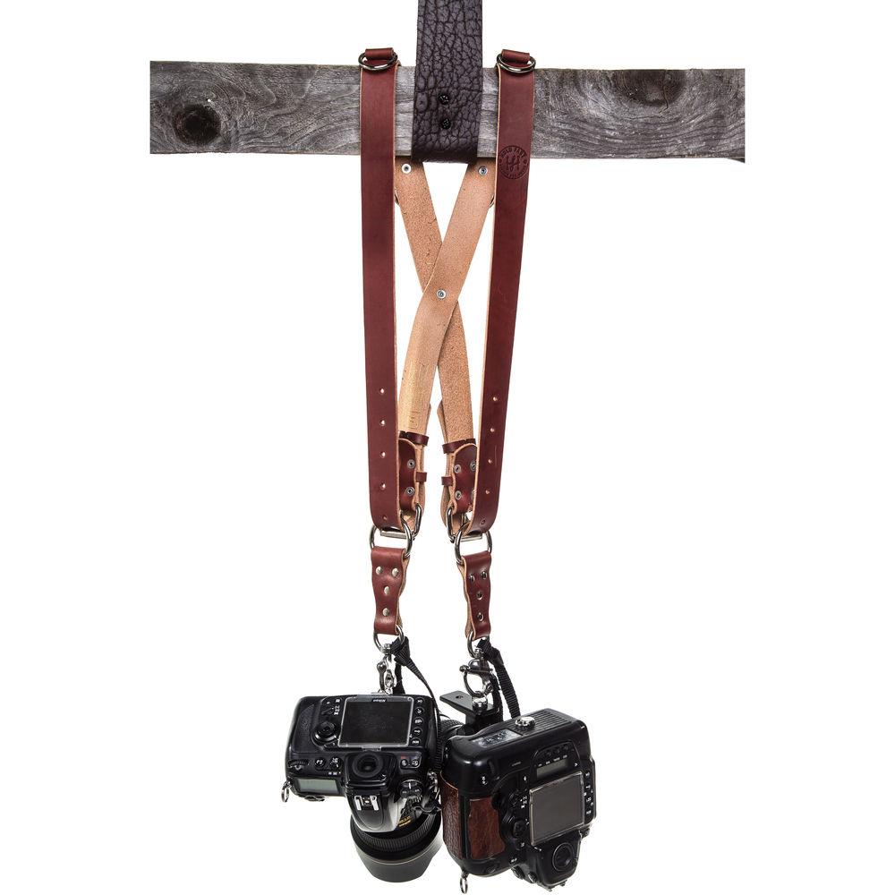 HoldFast Gear Money Maker 2-Camera Leather Harness