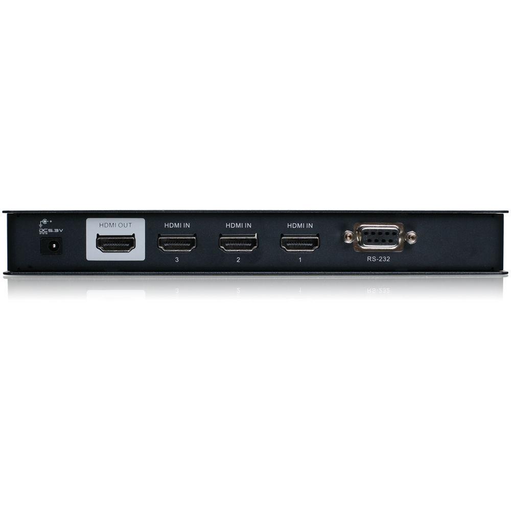 IOGEAR AVIOR 4-Port HD HDMI Switcher with IR Remote & RS-232 Support