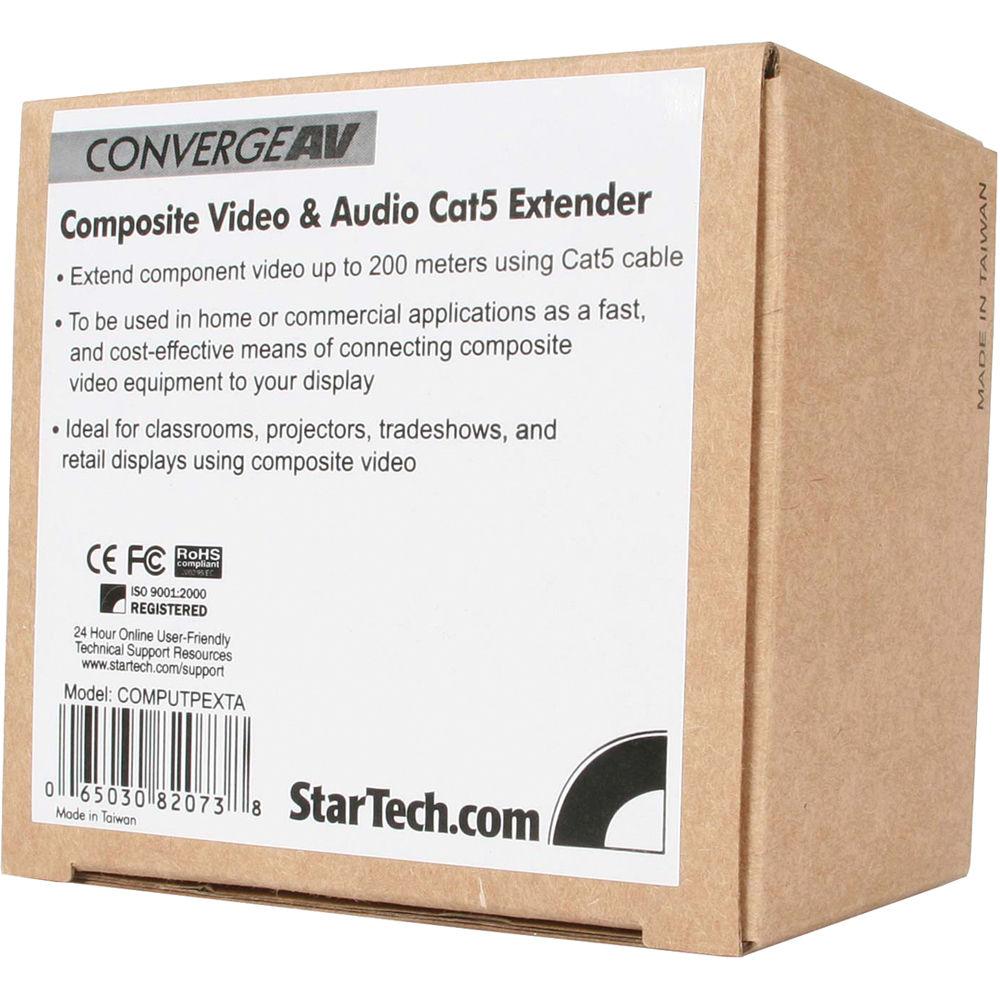 StarTech Composite Video Extender Over Cat5 with Audio