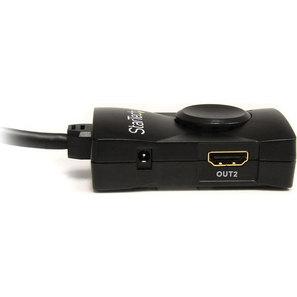 StarTech ST122HDMILE 2 Port HDMI Video Splitter with USB Powered Audio