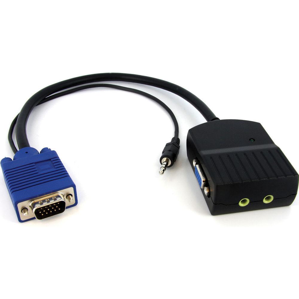 StarTech ST122LEA USB Powered 2 Port VGA Video Splitter with Audio