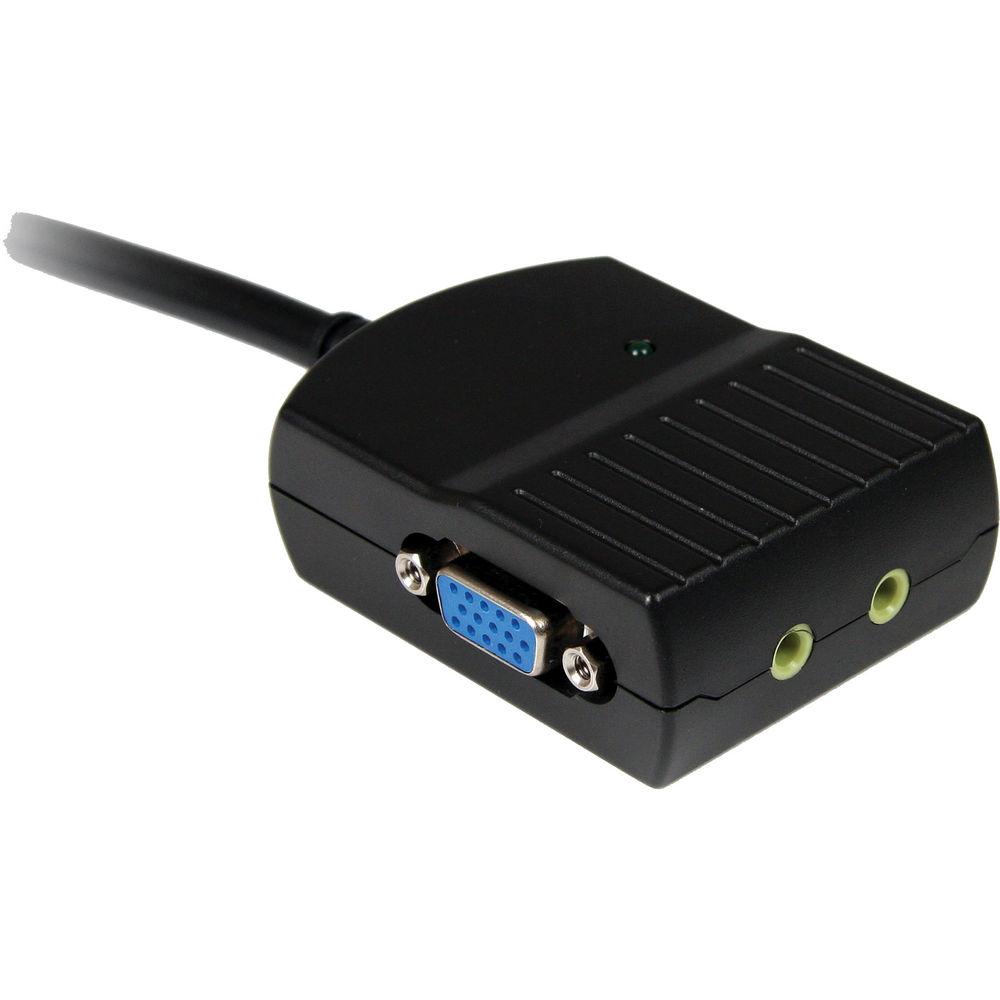 StarTech ST122LEA USB Powered 2 Port VGA Video Splitter with Audio