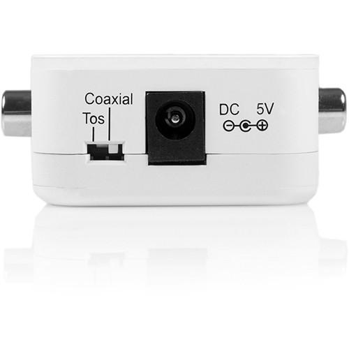 StarTech Two-Way Digital Coax to Toslink Optical Audio Converter Repeater