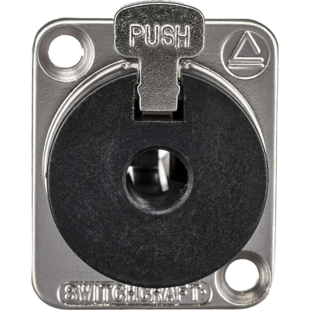 Switchcraft E112BL E-Series 1 4" 3-Conductor Stereo Locking Panel Mount Jack