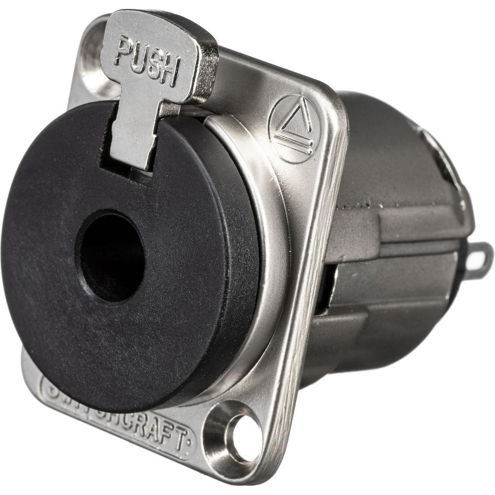 Switchcraft E112BL E-Series 1 4" 3-Conductor Stereo Locking Panel Mount Jack