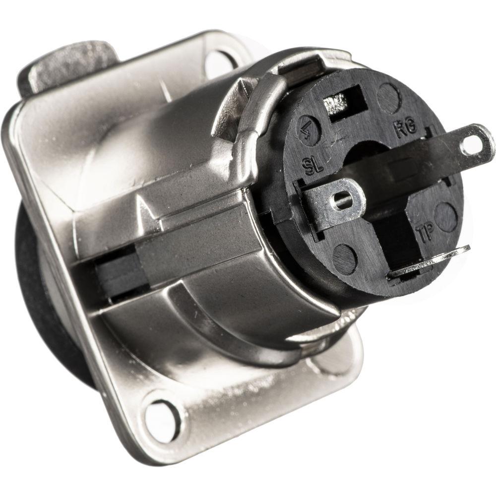 Switchcraft E112BL E-Series 1 4" 3-Conductor Stereo Locking Panel Mount Jack