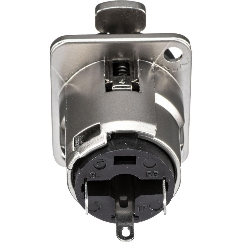 Switchcraft E112BL E-Series 1 4" 3-Conductor Stereo Locking Panel Mount Jack