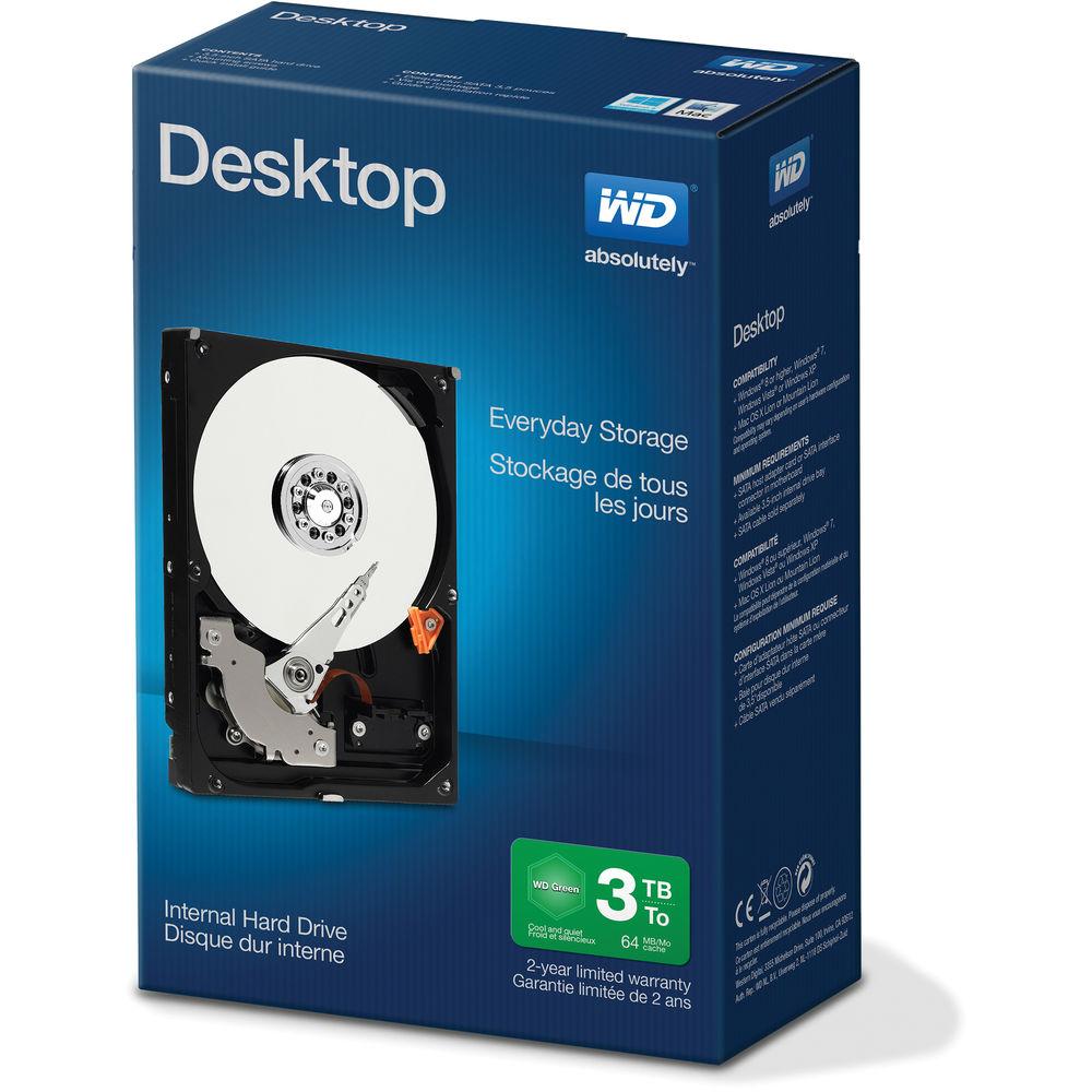 WD 3TB Desktop Everyday SATA III 3.5" Hard Drive