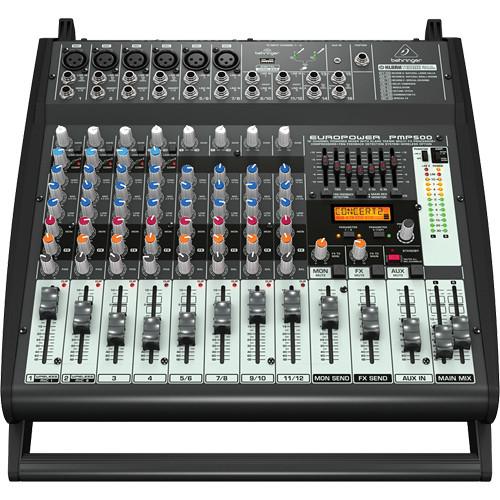 Behringer Europower PMP500 500-Watt 12-Channel Powered Mixer