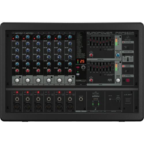 Behringer PMP560M 500W 6-Channel Powered Mixer with KT Multi-FX Processor