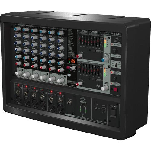 Behringer PMP560M 500W 6-Channel Powered Mixer with KT Multi-FX Processor