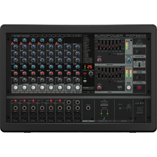 Behringer PMP580S 500W 10-Channel Powered Mixer with KT Multi-FX Processor